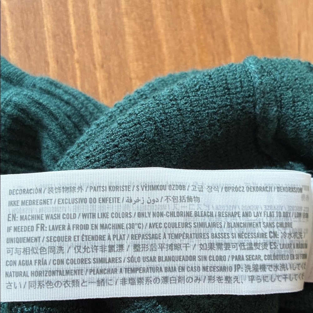Abercrombie & Fitch Dark Green Ribbed Tank Top - Picture 7 of 7